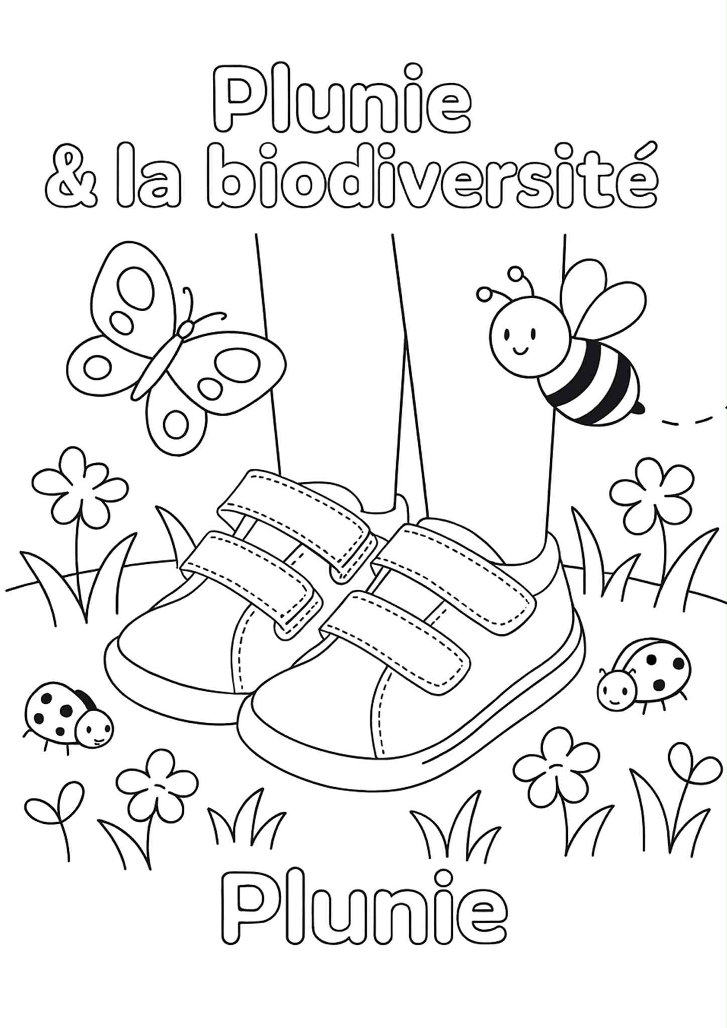 Coloriage à imprimer Plunie semaine 4